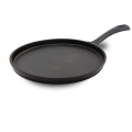 Pre-Seasoned Cast Iron Round Griddle - 10,8-Zoll-Bratpfanne